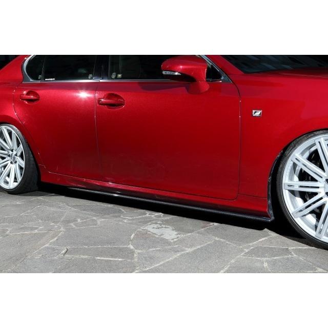 [クリア塗装済]レクサス　10GS　サイドスプリッター　カーボン