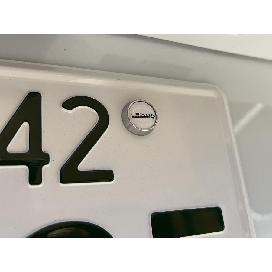 レクサス純正 ナンバープレートロックボルト用ステッカー【LEXON