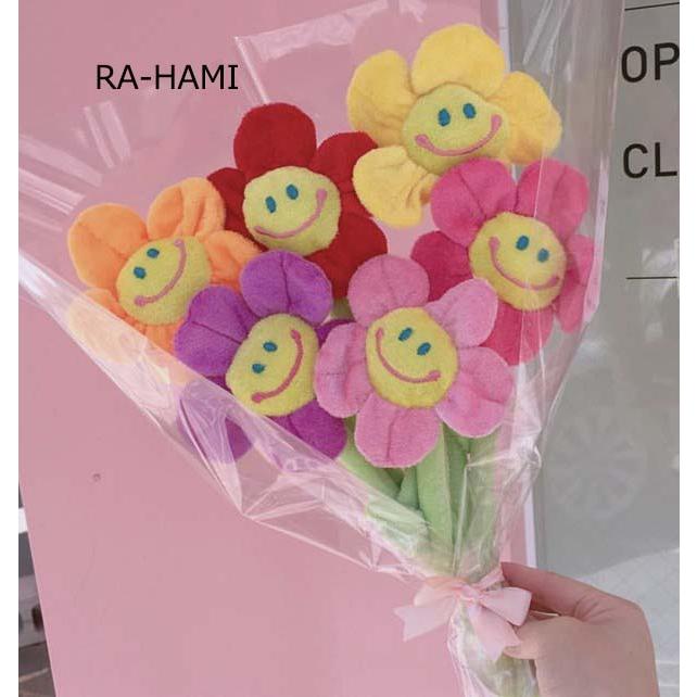 【VVページ】入園卒園☆ぬいぐるみ花束☆スマイルフラワー☆ブーケ　花束 6本ブーケ_ぬいぐるみ花束_スマイルフラワー_ブーケ