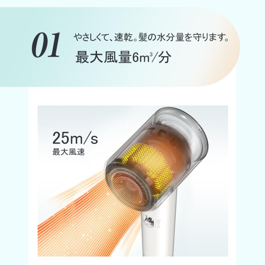 「セール限定2,980円」ドライヤー 1200W 冷熱風切替 大風量 ヘアドライヤー 速乾 マイナスイオン  3段階風速 ノズルつき 過熱防止機能あり 静電気除去 家庭用 |  | 06