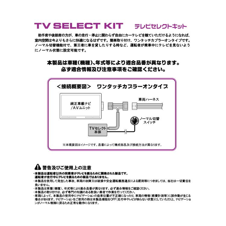 ９０系ヴォクシー・ノア　ディスプレイオーディオ装着車-テレビセレクトキッ |  | 03
