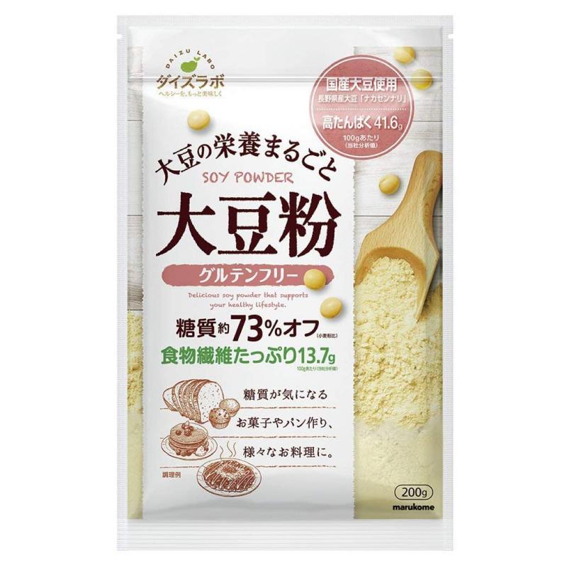 マルコメ ダイズラボ 大豆粉 グルテンフリー 200g ×4個 送料無料｜quickfactory-annex｜02