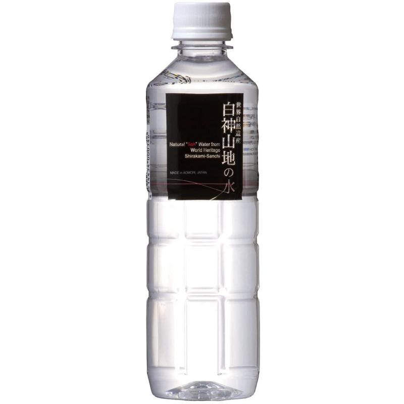 ミネラルウォーター 白神山美水館 白神山地の水 黒ラベル 500ml ×48本 (24本入×2ケース) 水 ペットボトル 送料無料 | 白神山美水館 | 01