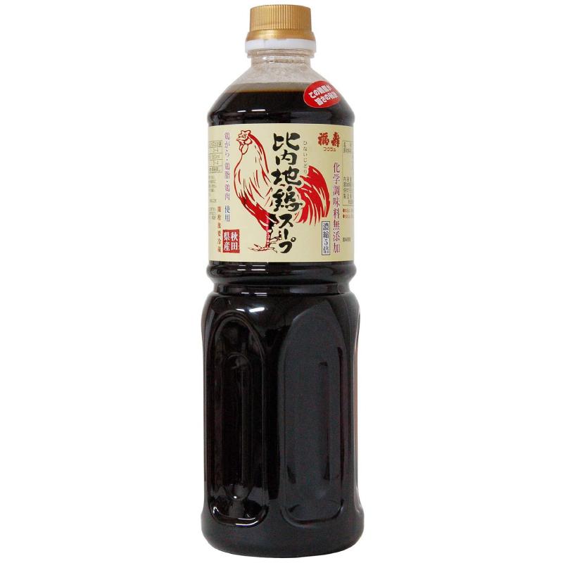 浅利佐助商店 福寿 比内地鶏スープ 1000ml ×6本 送料無料 |  | 01