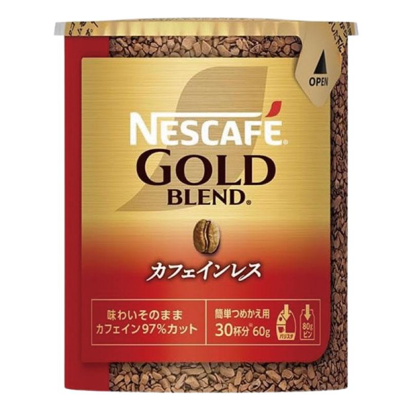 NESCAFE GOLD BLEND カフェインオフ 詰め替え　12本 ネスカフェ ゴールドブレンド カフェインレス エコ&システムパック