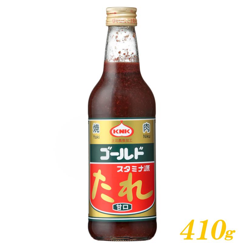 焼肉のたれ 青森 上北農産加工 スタミナ源たれ ゴールド 甘口 410g ×6本 送料無料｜quickfactory-annex｜02