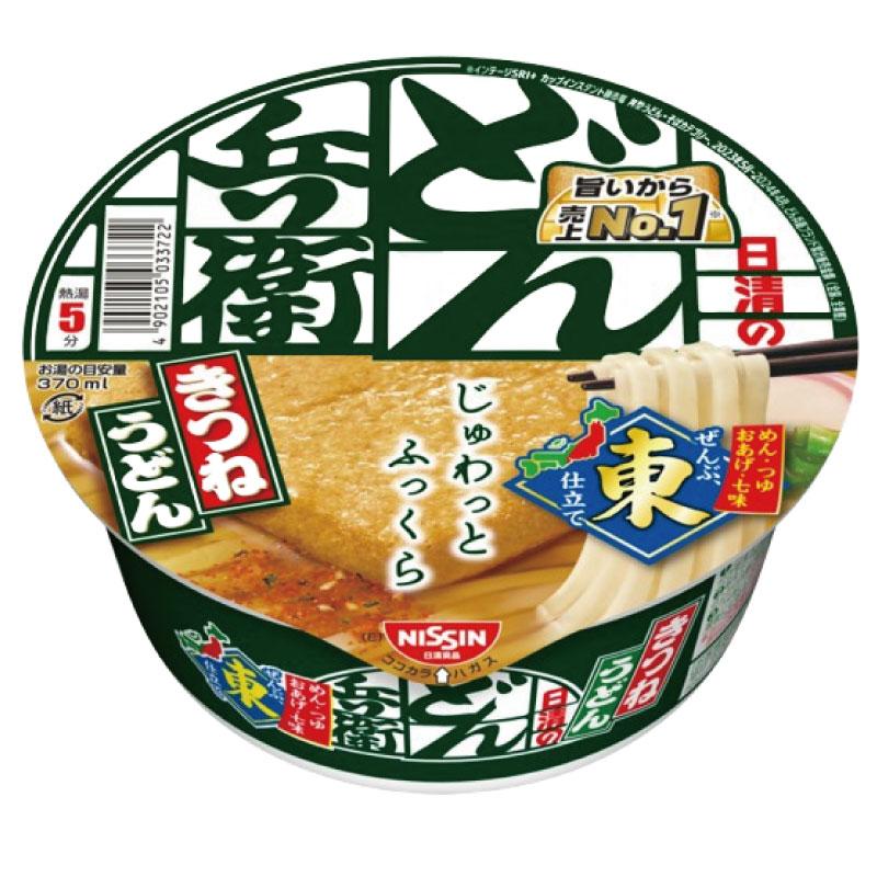 日清のどん兵衛 日清食品 (東) 24個セット (きつねうどん×12個・天ぷら