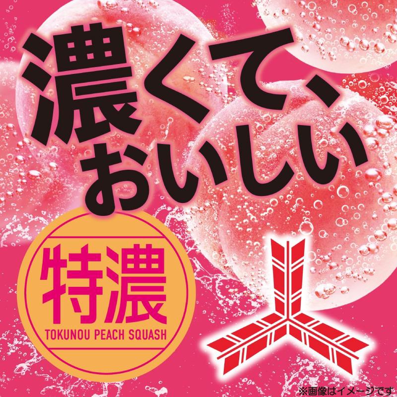 三ツ矢 アサヒ飲料 特濃ピーチスカッシュ PET 500ml ×24本 : クイック