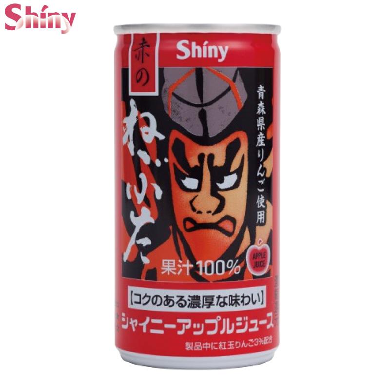 青森 りんごジュース シャイニー アップルジュース 赤のねぶた 190g ×24本 送料無料 | ねぶた | 01