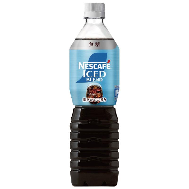 ネスカフェ アイスブレンド ボトルコーヒー 無糖 900ml ×12本【1箱