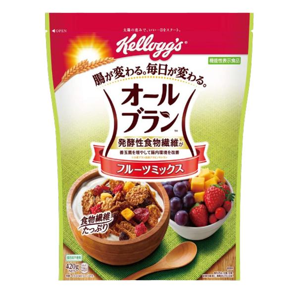 ケロッグ オールブラン フルーツミックス 機能性表示食品 4ｇ 6袋 送料無料 クイックファクトリー 通販 Paypayモール