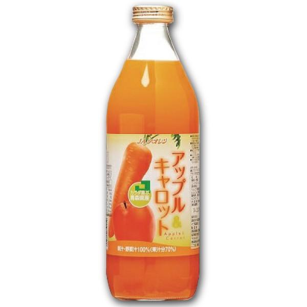 野菜ジュース アオレン 青森県産りんご使用 アップル＆キャロット 1000ml瓶×6本 送料無料 |  | 01