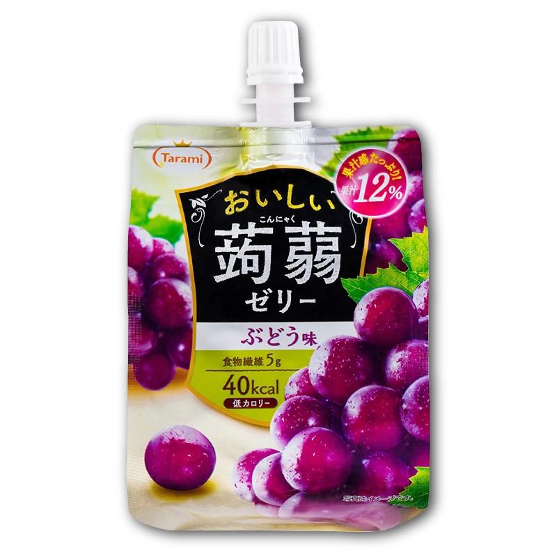 たらみ ゼリー おいしい蒟蒻ゼリー シリーズ ぶどう味 150g 6個 送料無料 | おいしい蒟蒻ゼリー | 02