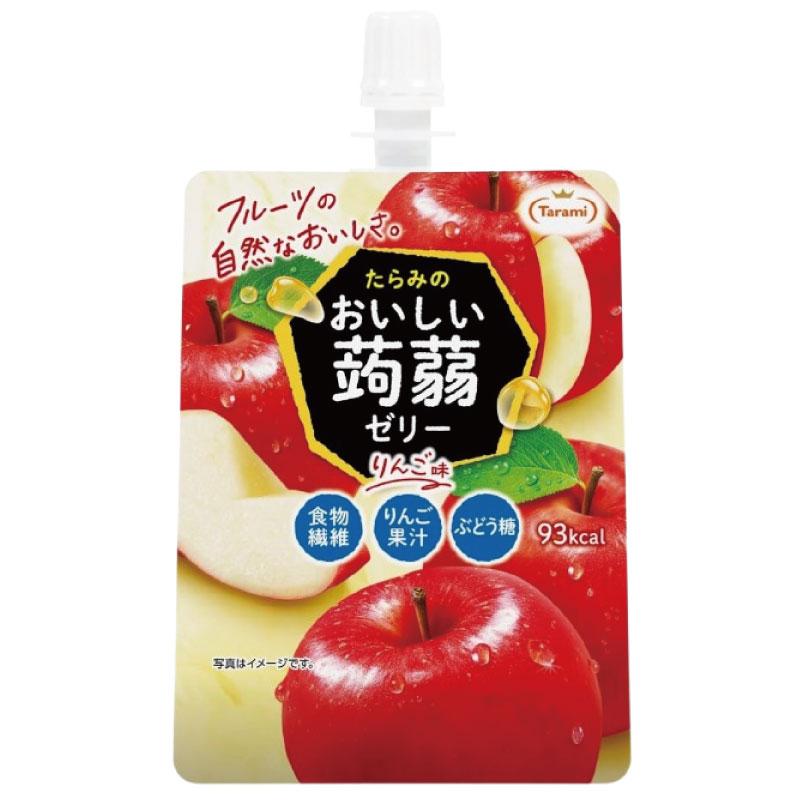 たらみ ゼリー おいしい蒟蒻ゼリー シリーズ りんご味 150g 6個 送料無料 | おいしい蒟蒻ゼリー | 01