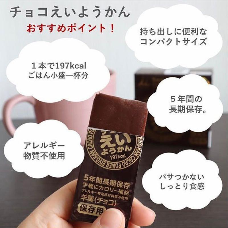 井村屋 チョコえいようかん 3箱(55ｇ×15本) 送料無料｜quickfactory｜06