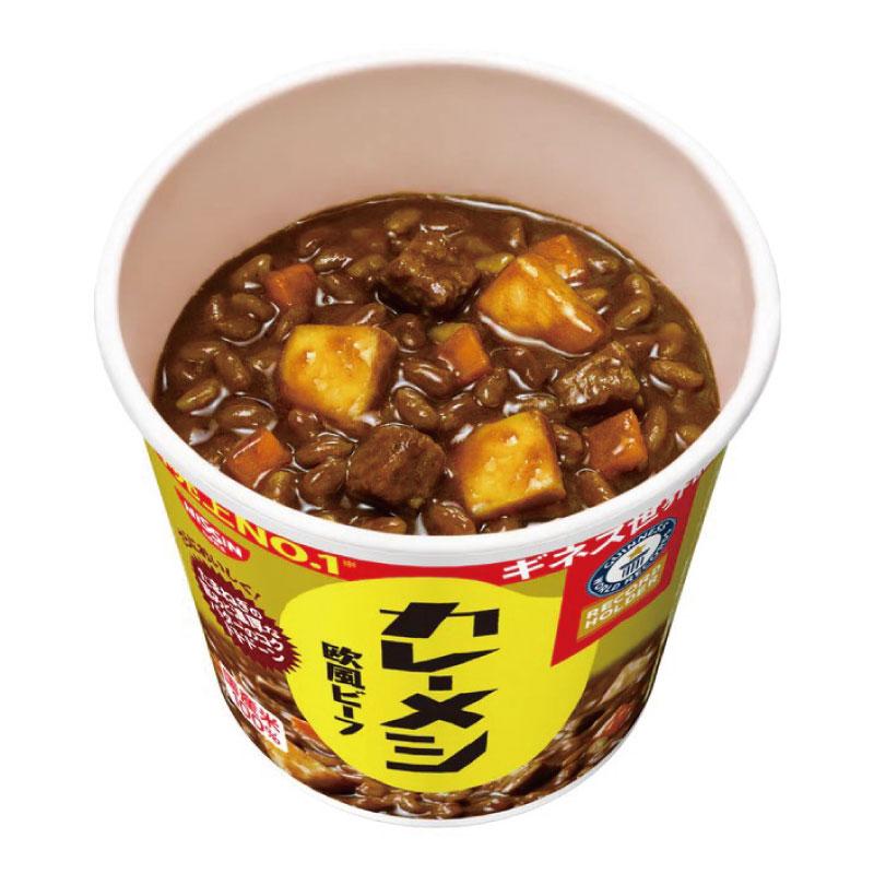 送料無料 日清 カレーメシ 欧風ビーフ 107g×1箱【6個】 | 日清カレーメシ | 02