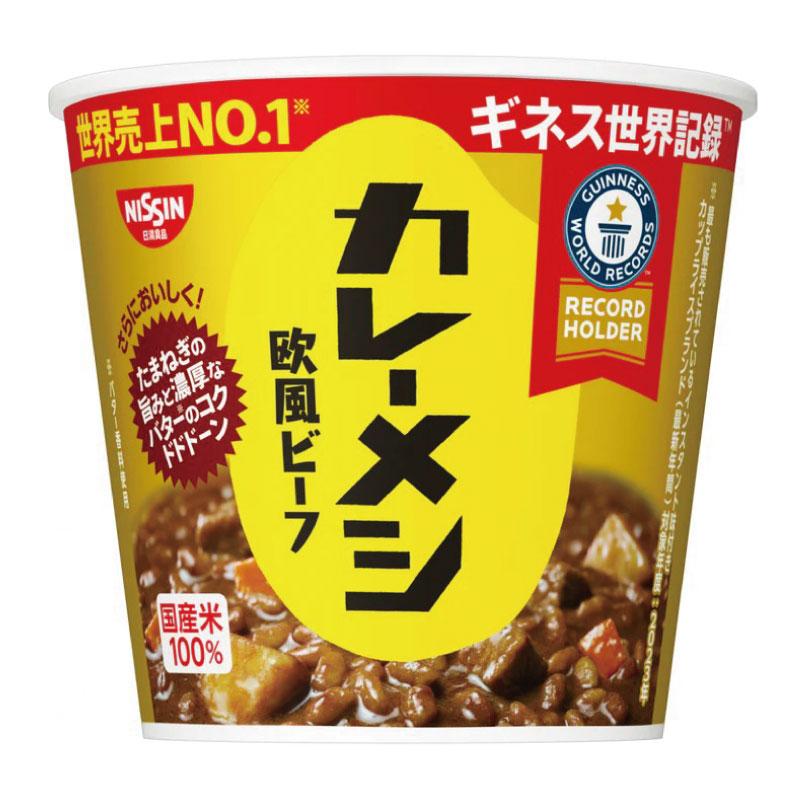 送料無料 日清  カレーメシ 欧風ビーフ 107g×2箱【12個】 | 日清カレーメシ | 01