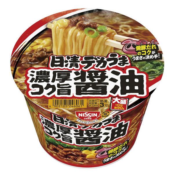 日清食品 デカうま 濃厚コク旨醤油 116g×12個 | カップヌードル | 01