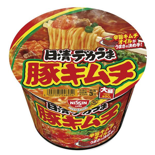 日清食品 デカうま 豚キムチ 101g×24個 (12個入×2ケース) 送料無料 | カップヌードル | 01