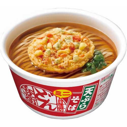 日清食品 日清 どん兵衛 天ぷらそば ミニ (東日本版) 46ｇ×2ケース (24個入) 送料無料 | 日清のどん兵衛 | 02