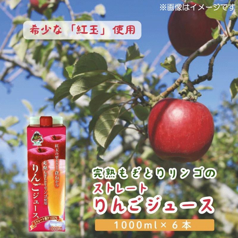 八戸中央青果 完熟もぎとりりんご使用 紅玉の里あおもり倉石 ストレート果汁100% りんごジュース 1000ml ×6本 送料無料(八戸中央青果) |  | 03