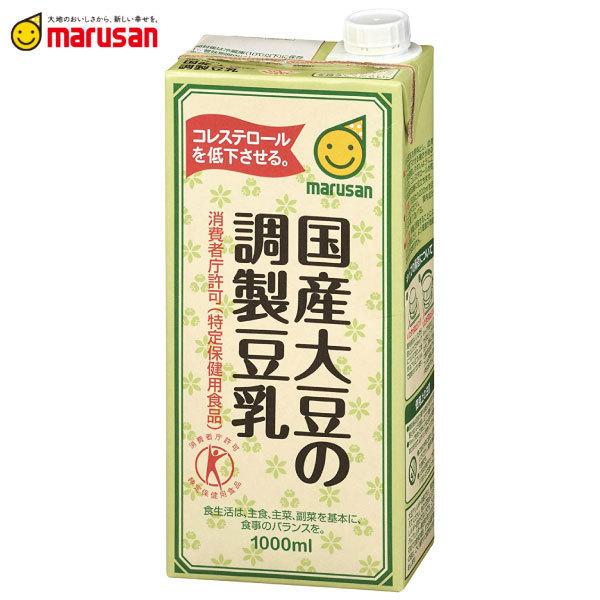 マルサンアイ 国産大豆の調整豆乳 1L 紙パック ×12本 送料無料 | 国産大豆の調製豆乳 | 01