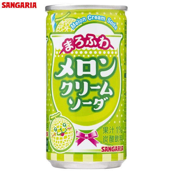 サンガリア まろふわメロンクリームソーダ 190ml 缶 ×60本 (30本入×2ケース) 送料無料 :3780:クイックファクトリー - 通販 -  Yahoo!ショッピング