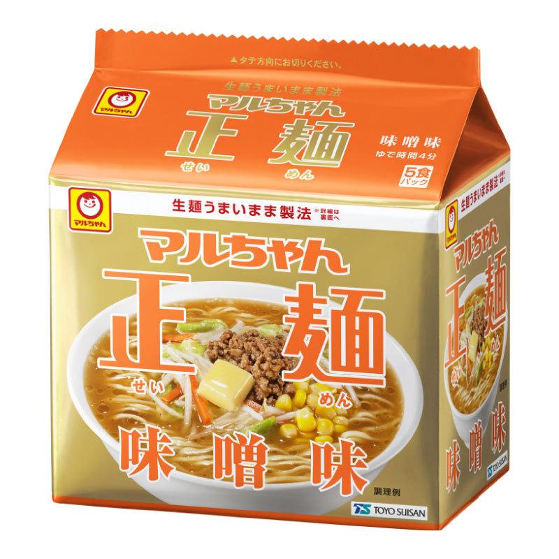 マルちゃん 正麺 味噌味 5食パック | マルちゃん正麺 | 01