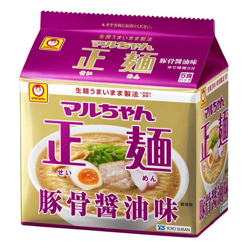 マルちゃん 正麺 豚骨醤油味 5食パック ×6個 送料無料 | マルちゃん正麺 | 01