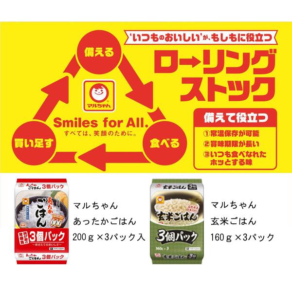 パックごはん 東洋水産 マルちゃん 玄米ごはん 3食パック (160g×3) ×2個 送料無料 | マルちゃん | 04