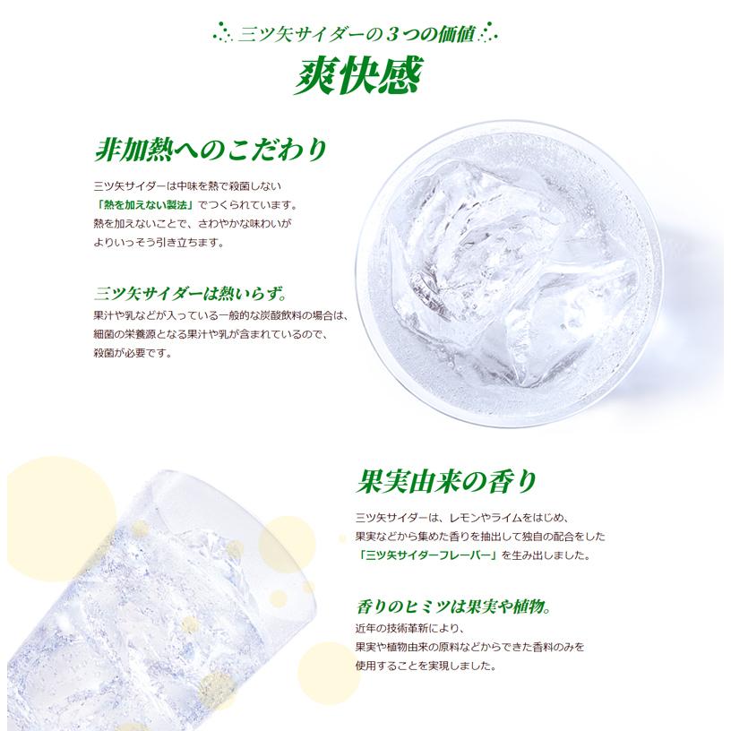 アサヒ飲料 三ツ矢サイダー 300ml ×24本 | 三ツ矢 | 03