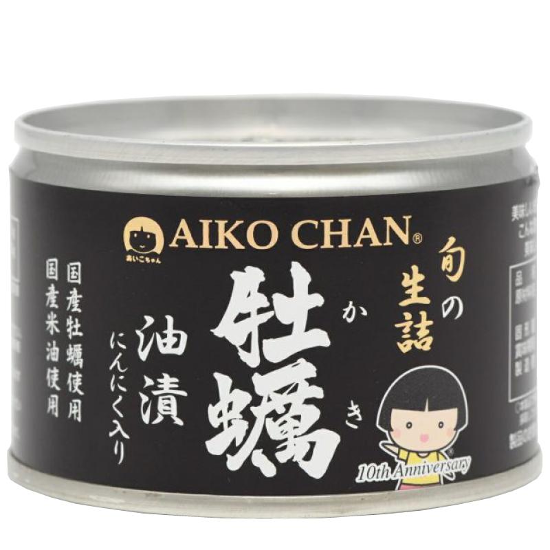 伊藤食品 缶詰 あいこちゃん 牡蠣油漬 にんにく入り 160g ×48個 (個詰 牡蠣オイル漬け) 送料無料 |  | 01