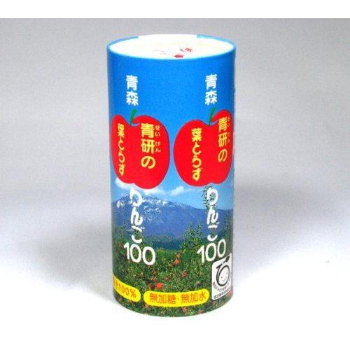 青森りんごジュース 青研 葉とらずりんごジュース 195ml×30本 送料無料