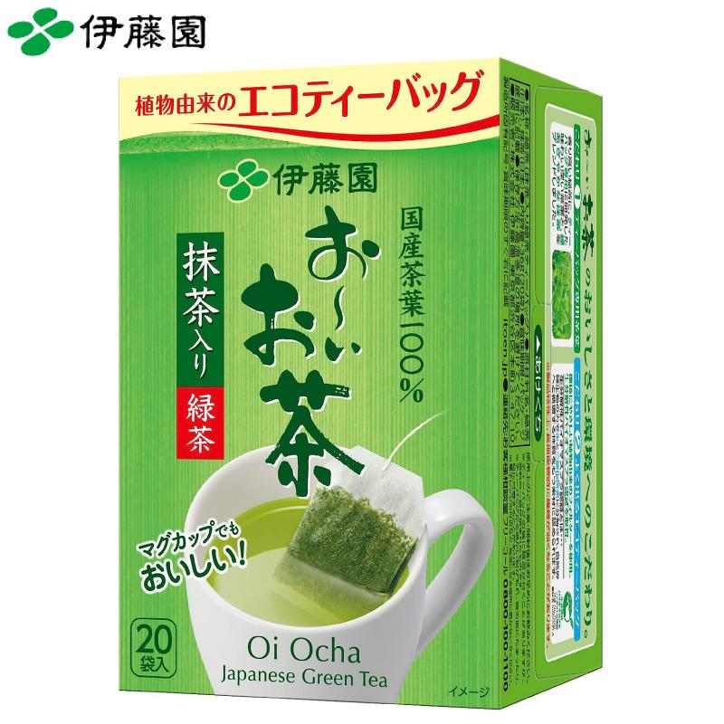 伊藤園 おーいお茶 エコティーバッグ 抹茶入り緑茶 20袋入 ×4個 送料無料 | 伊藤園 | 01