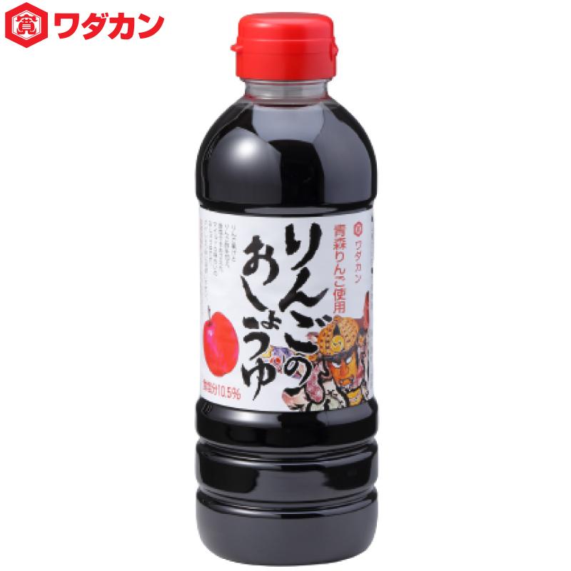 ワダカン 醤油 りんごのおしょうゆ 500ml ×6本 ペットボトル 送料無料 | ワダカン | 01