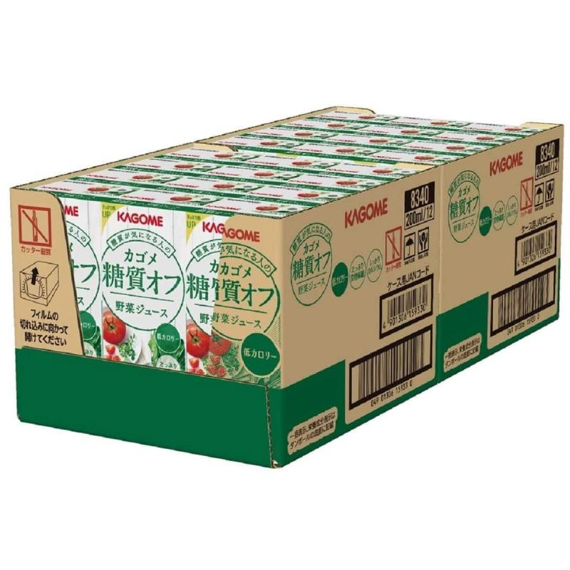 カゴメ 野菜ジュース 糖質オフ 200ml ×96本 紙パック 野菜ジュース 送料無料 | カゴメ 野菜ジュース | 02