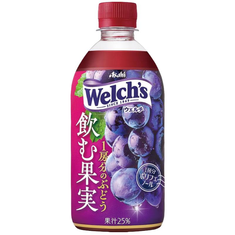 アサヒ飲料 ウェルチ welch's 1房分のぶどう 470ml ×48本 (24本入×2ケース) 送料無料 | Welch's | 01