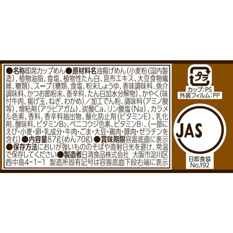日清食品 日清のどん兵衛 肉うどん 87g ×24個 (12個入×2ケース) 送料無料 | 日清のどん兵衛 | 04