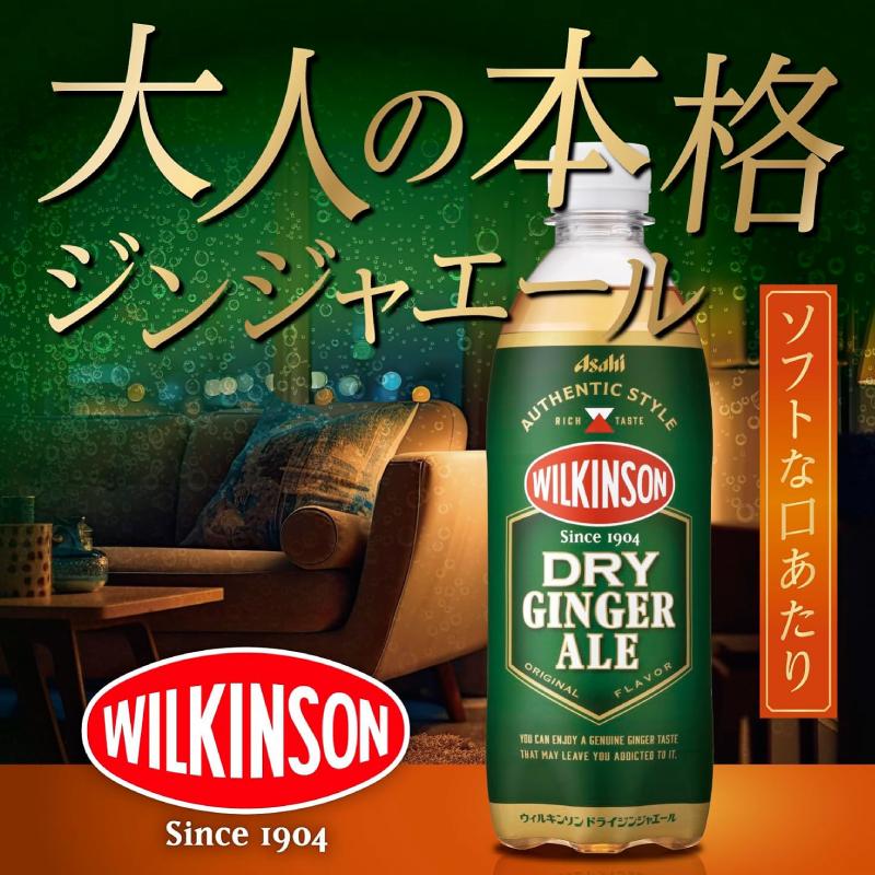ウィルキンソン ドライジンジャーエール 500ml PET ×24本 送料無料 | WILKINSON | 01