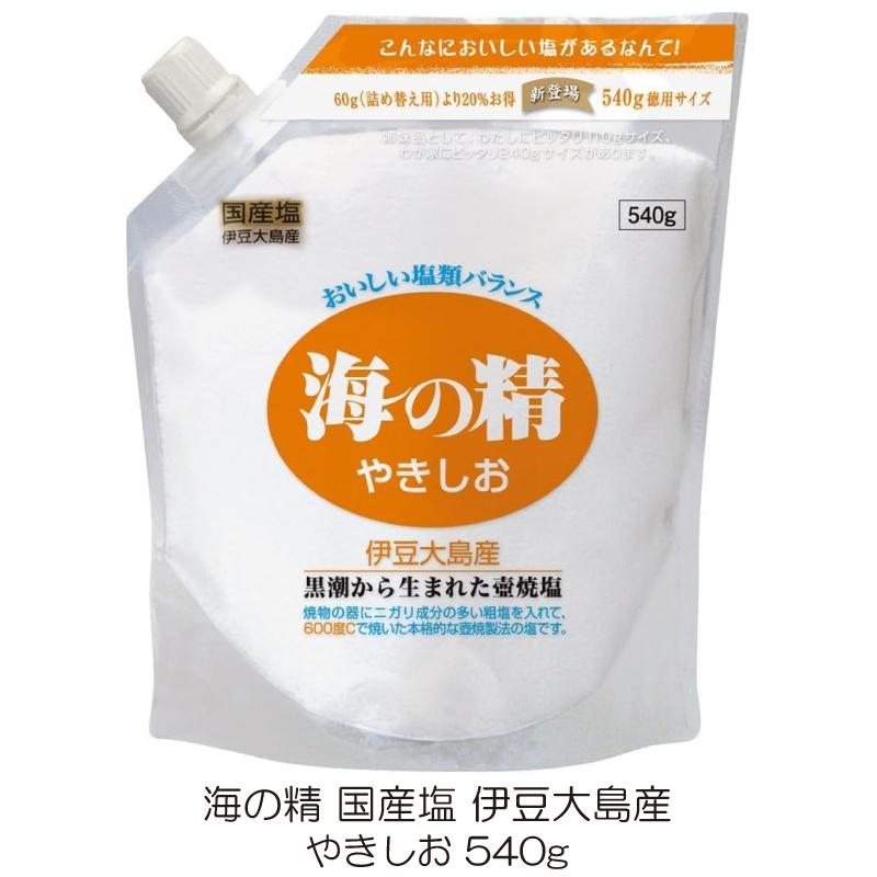 海の精 やきしお 540g (スタンドパック) | 海の精