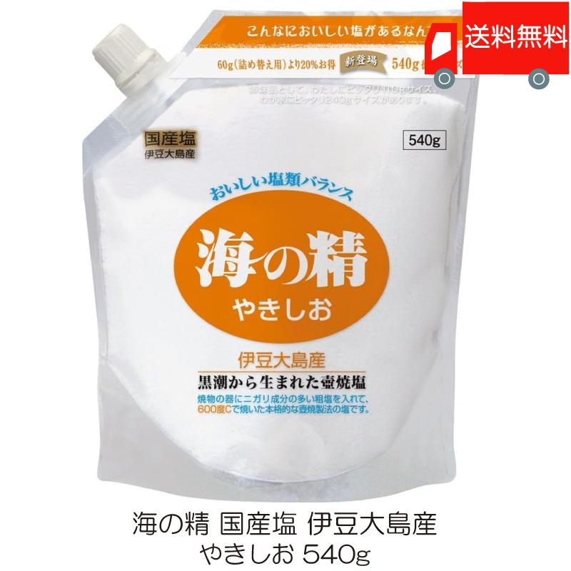 海の精 やきしお 540g (スタンドパック) 送料無料 | 海の精