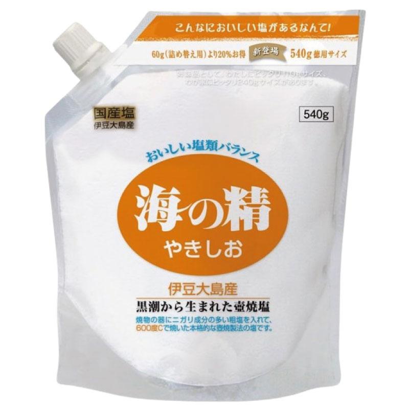 海の精 やきしお 540g ×4袋 (スタンドパック) 送料無料 | 海の精 | 01