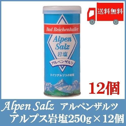 送料無料 アルペンザルツ 岩塩 250g × 12個 (ドイツ アルプス岩塩) | 