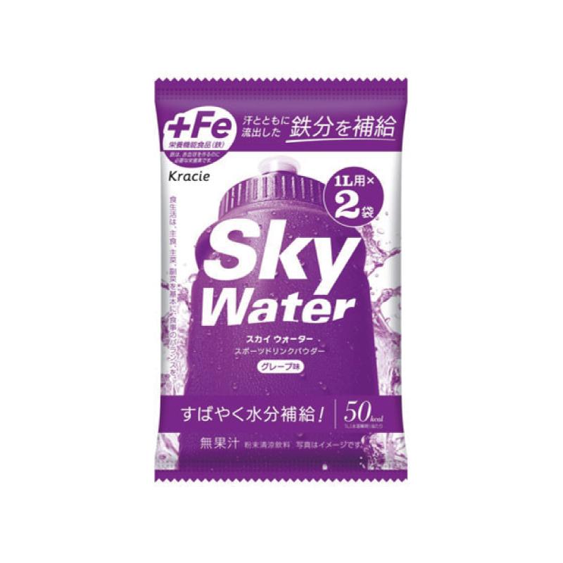 クラシエ スカイウォーター グレープ味 1L用×10袋 4個セット skywater スポドリ 粉末 送料無料 | スカイウォーター | 02