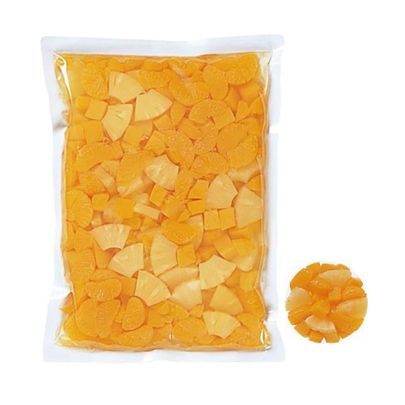 送料無料 はごろも 甘みあっさり フルーツミックス パウチ 1.5kg ×1袋 | はごろもフーズ | 01