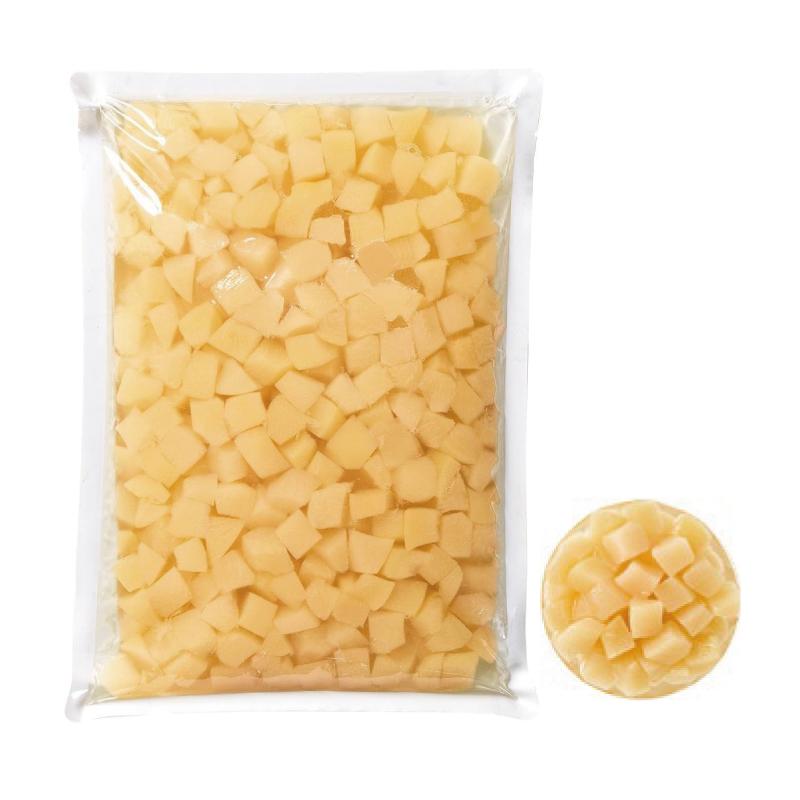 送料無料 はごろも 甘みあっさり 白桃 ダイスカット パウチ 1.5kg ×1袋 | はごろもフーズ | 01