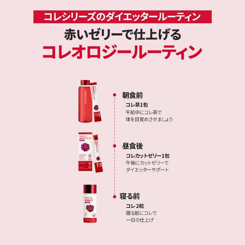 送料無料 FOODOLOGY コレオロジーカットゼリー(ザクロ味) 30本 ダイエッターサポート チアシード入り 小腹満たし 韓国 |  | 06