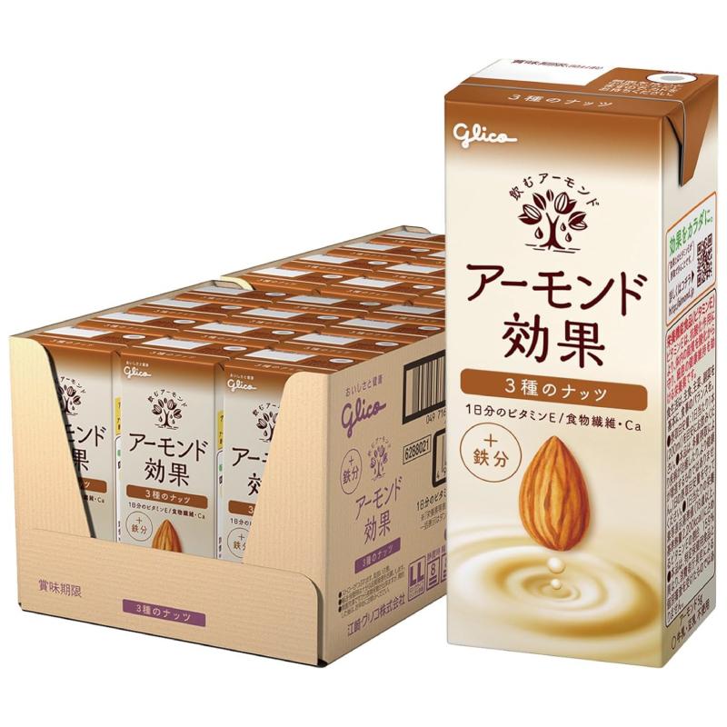 グリコ アーモンド効果 3種のナッツ 200ml 1箱 (24本) 送料無料 | アーモンド効果 | 02