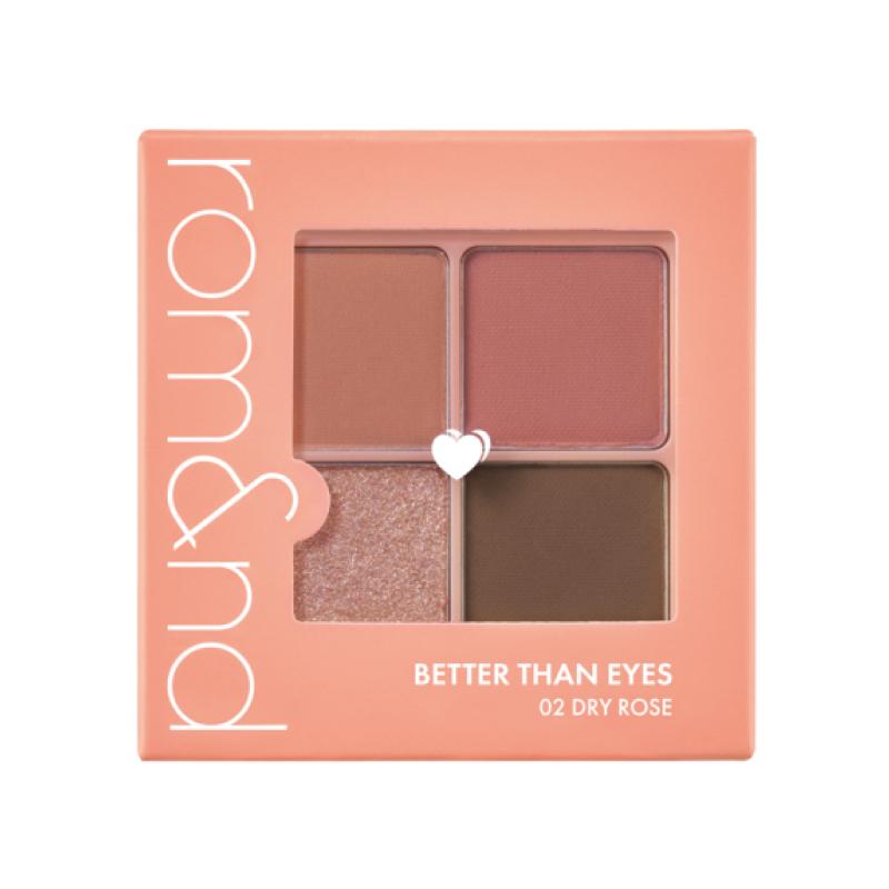 ロムアンド rom&nd ベターザンアイズ アイシャドウ 02 ドライローズ(韓国コスメ アイシャドウ 正規取扱店 ) 送料無料 | rom＆nd | 02