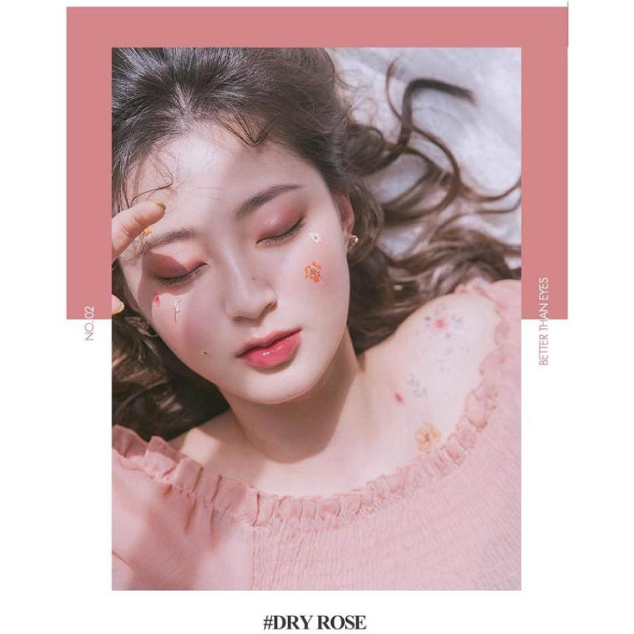 ロムアンド rom&nd ベターザンアイズ アイシャドウ 02 ドライローズ(韓国コスメ アイシャドウ 正規取扱店 ) 送料無料 | rom＆nd | 04